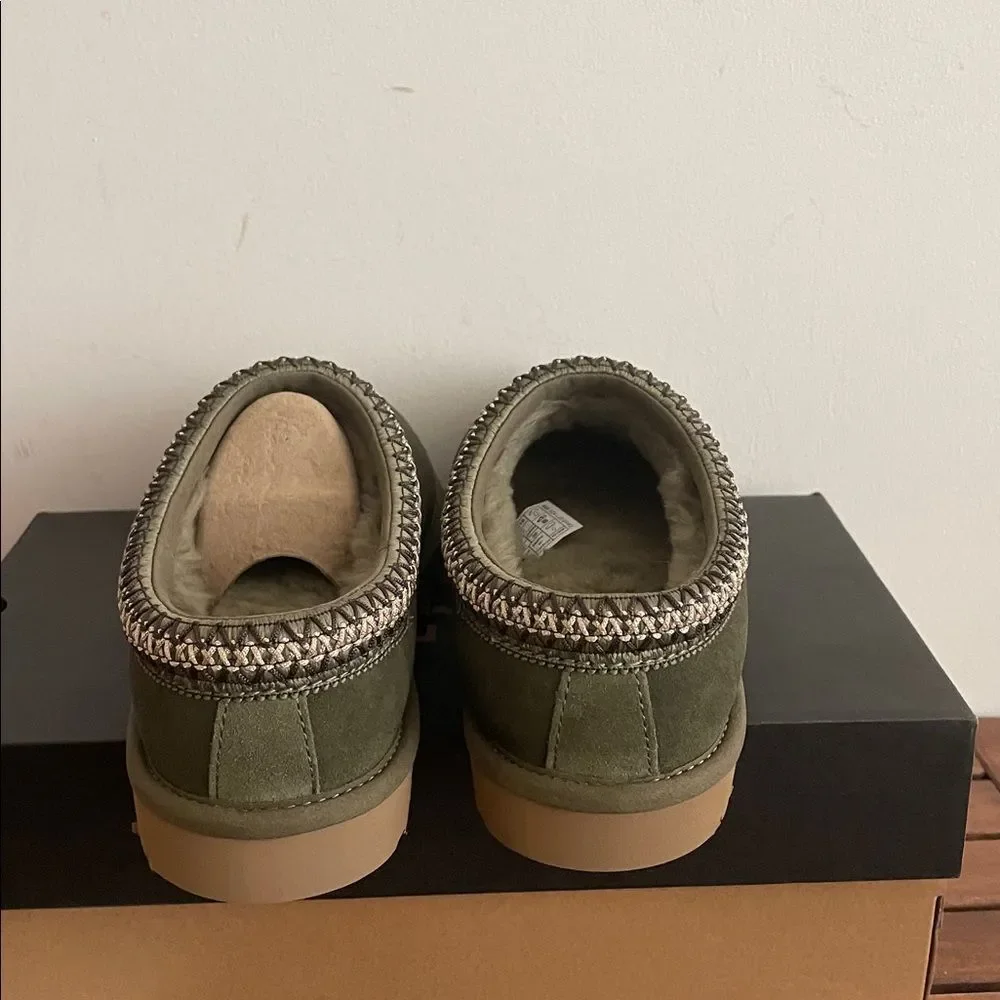 UGG Tasman Baxter Slippers Burnt Olive USA Men Size 9/UK 8/EU 42
